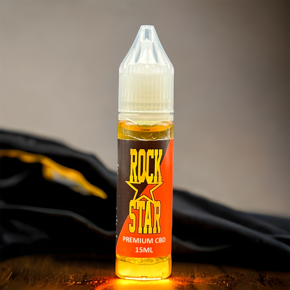 Rockstar Red CBD Vape Juice - 15 ML - CBD Infused Topical - Made in USA